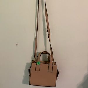 Tan Forever 21 crossbody purse